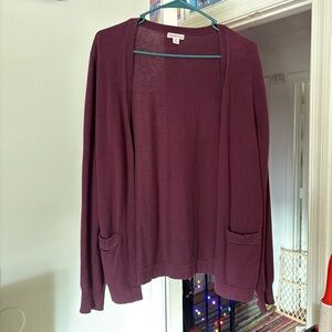 Merona Deep Purple Knit Top